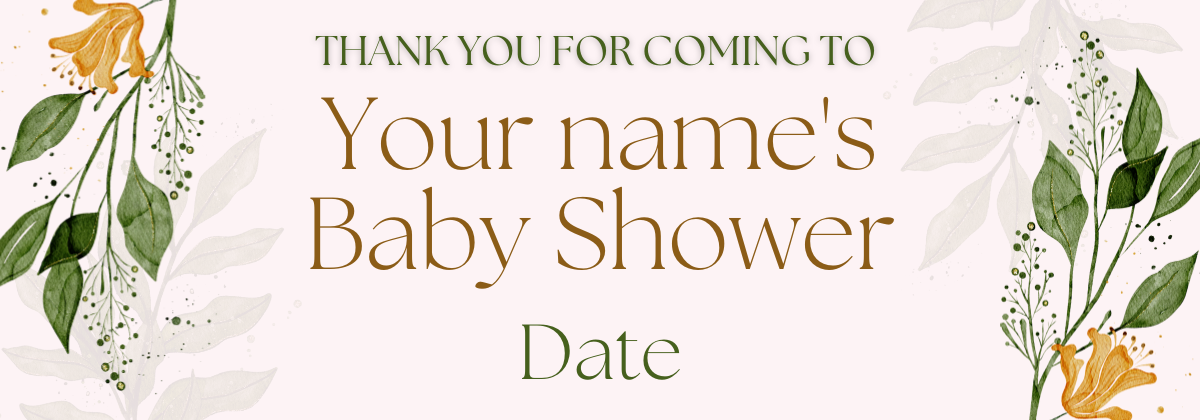An example for the tag could be attached with the individual baby shower box